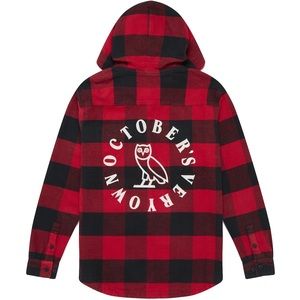 OVO Red and Black Checkered Flannel